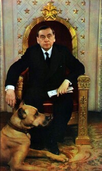 1932年，亞歷山德里總統和他的狗UIK