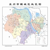 鯉城區政區圖