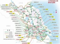 江徠蘇省高速公路規建示意圖