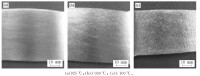 圖3 Cr17鐵素體不同溫度退火后的薄板試樣宏觀表面形貌
