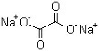 草酸鈉的分子結構