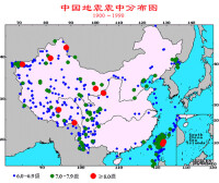 地震時空分佈