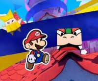 Wii 遊戲封面：Super Paper Mario