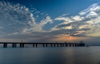 遠望膠州灣大橋—紅島航道橋