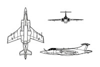 “掠奪者”攻擊機三視圖