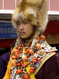 藏族青年