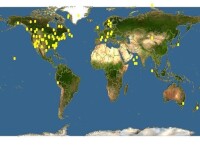 美洲紅點鮭分佈地圖