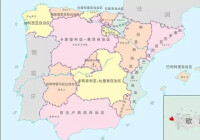 西班牙地圖