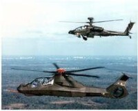 RAH-66原型機與“阿帕奇”編隊飛行
