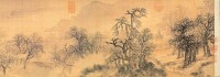 明 張宏《華子岡圖》