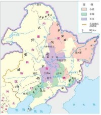 東北平原農業分布圖