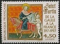 聖馬丁紀念郵票