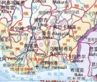 阿比亞州(ABIA STATE) 奈及利亞一級行政區劃。 位於尼東南部（圖中4）