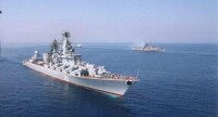 形單影隻的莫斯科號巡洋艦是黑海艦隊的支柱