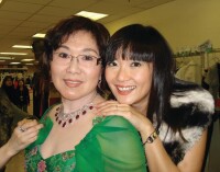 葉子菁和母親