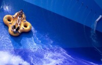 深海龍捲風——水立方嬉水樂園實景圖片