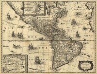 （圖）十七世紀美洲地圖