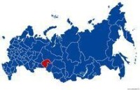秋明州在俄羅斯的位置