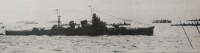 1928年12月4日在橫濱海域參加特別閱艦式的衣笠號