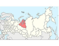 科米共和國在俄羅斯的位置