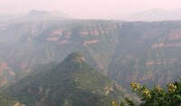 七里峽山頂俯瞰圖