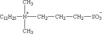 十二烷基磺丙基甜菜鹼分子結構式