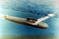 949型巡航導彈核潛艇攻擊想象圖