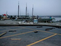 颶風胡安過後的哈利法克斯海濱