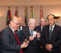 朱炳仁肖形銅印贈與卡特總統