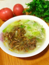 榨菜肉絲麵