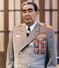 超級大國蘇聯領導人勃列日涅夫