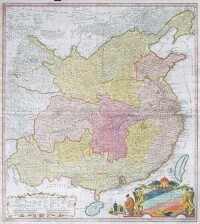 1735年清朝統治的漢族地區