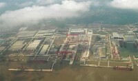江南機器製造總局長興島新址空中俯視圖