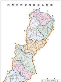 阿木爾林業局區劃圖