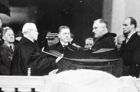 1937年富蘭克林·羅斯福連任就職宣誓