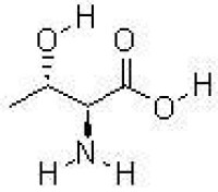 蘇氨酸分子結構圖