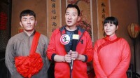 導演郝平、主演王雅捷、張寧江接受媒體採訪