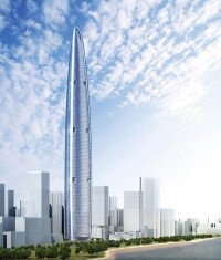世界第三高樓武漢綠地中心宣傳圖