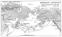 白令探險路線