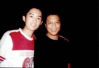 張恩寧2002年與李健仁北京合影