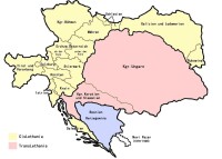 奧匈帝國版圖，匈牙利就佔了1/3以上