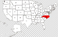 北卡羅來納州的地理位置
