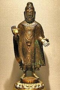 
北魏公元443年的彌勒菩薩像，現藏於日本東京國立博物館 