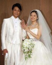 中越典子&amp;amp;永井大 結婚照