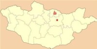 達爾汗烏勒省地理位置