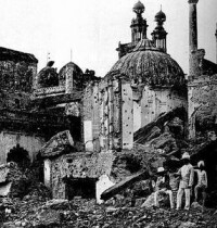 1857年印度土兵起義后的廢墟