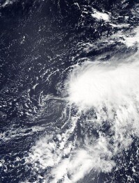 2013年熱帶風暴“玉兔”衛星雲圖