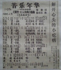 1989新民晚報《苦樂年華》