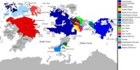 皇牌空戰的虛構世界地圖