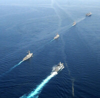 黑森號與美國航空母艦戰鬥群